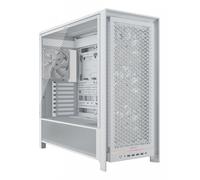 CORSAIR Frame 5000D RS Caja Modular Mid-Tower de Gran Flujo de Aire para PC - 4X Ventiladores RS Preinstalados, Sistema de Montaje de Ventiladores InfiniRail - Blanc