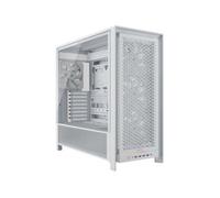 CORSAIR Frame 5000D RS Caja Modular Mid-Tower de Gran Flujo de Aire para PC - 4X Ventiladores RS Preinstalados, Sistema de Montaje de Ventiladores InfiniRail - Blanc