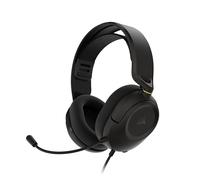 Corsair HS35 v3 - Auriculares con cable para juegos con micrófono - PC/PS5/PS4/Switch/Xbox/Mac, comodidad ligera, 3.5 mm - Carbono