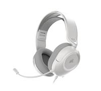 Corsair HS35 v3 - Auriculares con cable para juegos con micrófono - PC/PS5/PS4/Switch/Xbox/Mac, comodidad ligera, 3,5 mm, color blanco