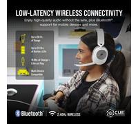 Corsair - HS55 WIRELESS Auriculares Inalámbrico Diadema Juego Bluetooth Blanco