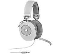 Corsair HS65 Surround Auriculares para Juegos (Sonido Envolvente Dolby Audio 7.1 en PC y Mac, Micrófono omnidireccional, Tecnología SoundID de SonarWorks, Control de Volumen de fácil Acceso) Blanco