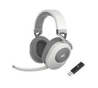 Corsair HS65 Wireless Auriculares para Juegos Multiplataforma con Bluetooth - Dolby 7.1 Sonido Envolvente - Micrófono Omnidireccional - iCUE - PC, Mac, PS5, PS4, Nintendo Switch, Móvil - Blanco