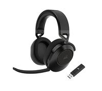 Corsair HS65 Wireless Auriculares para Juegos Multiplataforma con Bluetooth - Dolby 7.1 Sonido Envolvente - Micrófono Omnidireccional - iCUE - PC, Mac, PS5, PS4, Nintendo Switch, Móvil - Carbono