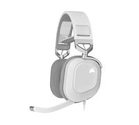 Corsair HS80 RGB USB Auriculares para Juegos - Sonido Envolvente Dolby 7.1 - Micrófono Omnidireccional - Compatible con iCUE - PC - Blanco