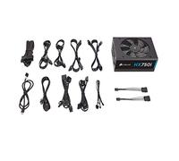 Corsair HX750i 750W ATX Negro Unidad de - Fuente de alimentación (750 W, 100-240, 47-63, 5-10, 12V,+3.3V,+5V,+5Vsb,12V, 150 W)