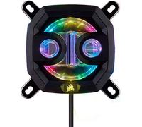 Corsair Hydro X Series, XC7 RGB Bloque de Refrigeración Líquida para CPU para Intel 115X/AMD AM4 Zócalo, refrigeración sin concesiones, Personalizable iluminación RGB, fácil instalación, Negro