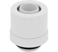 Corsair Hydro X Series XF Accesorios de Compresión de 10/13 mm (3/8 de Pulgada o 1/2 de Pulgada) ID/OD, Paquete de Cuatro (Roscas de Puerto BSPP 1/4 de Pulgada) Blanco