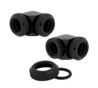 Corsair Hydro X Series XF Hardline 90° 12mm OD Pack de 2 Negro