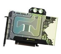 Corsair Hydro X Series XG5 RGB 3090 Ti Founders Edition Bloque de Refrigeración Líquida para GPU - para NVIDIA GeForce RTX 3090 Ti FE (Diseño con Placa Refrigerante de Cobre Niquelada) Negro