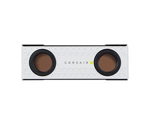 Corsair Hydro X Series XM2 M. Bloque Refrigeración Líquida para SSD (SSD M.2 Circuito de Refrigeración Líquida Personalizada, Placa Refrigerante de Cobre, Fácil Instalación en SSD de M.2 2280) Blanco
