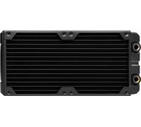 Corsair Hydro X Series, XR5 280 mm Radiador de Refrigeración Líquida (Dos Montaje de Ventilador de 140 mm, Fácil Instalación, Diseño Cobre, Guías Tornillos Ventilador Integradas, Delgado) Negro