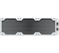 CORSAIR Hydro X Series XR5 360mm V2 Radiador de Refrigeración Líquida - Compatible con iCUE Link - 3 Soportes de Ventilador de 120 mm - Placas de protección de Tornillo - Roscas G1/4" - Blanco