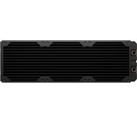 CORSAIR Hydro X Series XR5 420mm V2 Radiador de Refrigeración Líquida - Compatible con iCUE Link - 3 Soportes de Ventilador de 140 mm - Placas de protección de Tornillo - Roscas G1/4" - Negro
