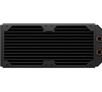 CORSAIR Hydro X Series XR5 Neo V2 240 mm Radiador de Refrigeración Líquida - Compatible con Ventiladores iCUE Link, 2 Soportes de Ventilador de 120 mm, Roscas G1/4" - Negro