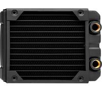 Corsair Hydro X Series, XR5 Radiador de Refrigeración Líquida (Una Montaje de Ventilador de 120mm, Fácil Instalación, Diseño Cobre Primera Calidad, Guías Tornillos Ventilador Integradas, Grueso) Negro
