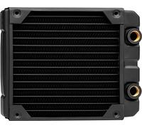 Corsair Hydro X Series, XR5 Radiador de Refrigeración Líquida (Una Montaje de Ventilador de 140mm, Fácil Instalación, Diseño Cobre Primera Calidad, Guías Tornillos Ventilador Integradas, Grueso) Negro