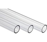 Corsair Hydro X Series, XT Hardline 12 mm Tubos (Tubos Rectos de Alta Calidad, Transparentes de PMMA, Diseño Resistente para Refrigeración Personalizada, Fáciles de Cortar) Transparente