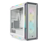 Corsair iCUE 5000T RGB - Carcasa ATX para PC de Torre Media, 208 LED RGB direccionables Individualmente, se Adapta a múltiples radiadores de 360 mm, fácil gestión de Cables, 3 Ventiladores Corsair