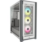 Corsair iCUE 5000X RGB Cristal Templado USB 3.0 Blanca