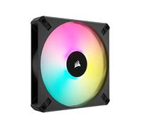 Corsair iCUE AF140 RGB Elite de 140 mm Ventilador PWM - Ocho LED RGB - Tecnología AirGuide - Rodamiento Dinámico por Líquido - Compatible con el Software CORSAIR iCUE - Negro