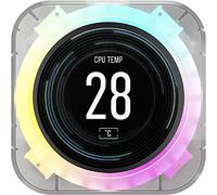 Corsair iCUE Elite Kit de Mise à Niveau de l’écran LCD du Refroidisseur pour Processeur - Écran LCD IPS Personnalisé, Profondeur de Couleur 24 bits, 16,7 Millions de Couleurs, 24 LED RGB - Glace