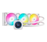 Corsair iCUE H150i ELITE LCD XT Kit de Refrigeración Líquida 360mm Blanco