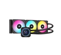 Corsair iCUE H150i Elite LCD XT Refrigerador Líquido para CPU - Pantalla IPS LCD - Tres Ventiladores AF120 RGB Elite - Radiador de 360 mm - Intel® LGA 1700 y AMD® AM5, Entre Otros - Negro