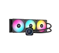 Corsair iCUE H170i Elite LCD XT Refrigerador Líquido para CPU - Pantalla IPS LCD - Tres Ventiladores AF140 RGB Elite - Radiador de 420 mm - Intel® LGA 1700 y AMD® AM5, Entre Otros - Negro