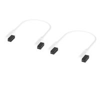 Corsair iCUE LINK Cable 2x 135mm con Conectores Slim 90° Blanco
