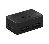 Corsair iCUE Link - Divisor de señal de 4 vías, para configuraciones de refrigeración Personalizadas, Accesorio magnético, Requiere concentrador de Sistema iCUE Link (se Vende por Separado), Color