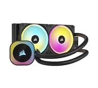 CORSAIR iCUE LINK H100i RGB Refrigerador Líquido Para CPU - 240mm AIO - Ventiladores QX120 RGB - Se Adapta a Intel LGA 1700, AMD AM5 - Concentrador de Sistema iCUE LINK Incluido - Negro