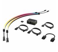 Corsair iCUE Link LS430 Aurora RGB Kit de Tiras Luminosas de 430mm - 2X Tiras de LED RGB Magnéticas Difusas - Adaptador iCUE Link y Cable Adaptador ARGB a iCUE de 3 Clavijas Incluidos