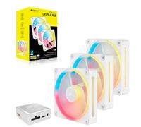 Corsair iCUE LINK LX120-R Reverse RGB PWM 120mm Triple Pack Blanco