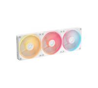Corsair iCUE LINK LX120-R Reverse RGB PWM 120mm Triple Pack Blanco