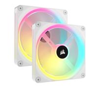 Corsair ICUE Link QX140 RGB 2x Kit de Expansión de Ventilador PWM 140mm Blanco