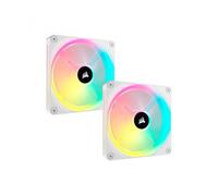 Ventilador Corsair iCUE Link QX140 RGB PWM Blanco 140mm (Pack 2)