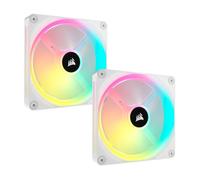Corsair iCUE Link QX140 RGB White Starter Kit (Pack de 2) - Ventilador 140mm