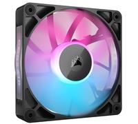 CORSAIR iCUE Link RX120 RGB Ventilador PWM de 120 mm - Rodamiento de Cúpula Magnética - Ventilador Único - Negro