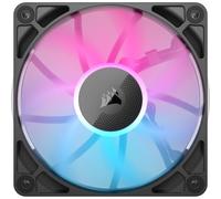 Corsair Ventilador iCUE Link RX120 RGB Expansion 120 mm PWM Rodamiento de Cúpula Magnética Negro
