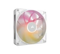 CORSAIR iCUE Link RX140 MAX RGB 140 mm PWM Ventilador Grueso - Alta Presión Estática - Rodamiento Magnético de Cúpula - Ventilador Individual - Blanco
