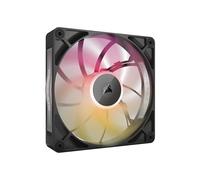CORSAIR iCUE Link RX140 MAX RGB 140 mm PWM Ventilador Grueso - Alta Presión Estática - Rodamiento Magnético de Cúpula - Ventilador Individual - Negro