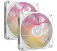 Corsair iCUE LINK RX140 MAX RGB Pack Dual Ventilador Suplementario PWM 140mm Blanco