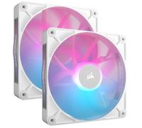 Corsair iCUE LINK RX140 RGB Starter Kit 2 Ventiladores Suplementarios PWM Blancos