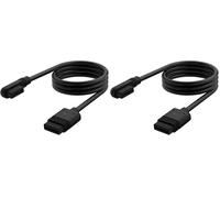 Corsair iCUE LINK Slim Cable - 600mm Recto/Slim 90° - Negro (Paquete de 2)