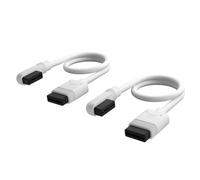 CORSAIR iCUE LINK Slim Cables - 2x 200mm Recto/Slim 90° - Blanco