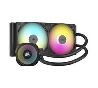 CORSAIR iCUE Link Titan 280 RX Refrigerador Líquido RGB para CPU - 280mm AIO - 2X RX140 Ventiladores RGB Incluidos - Compatible con Intel LGA 1851/1700, AMD AM5/AM4 - Hub iCUE Link Incluido - Negro