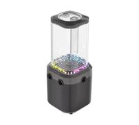 CORSAIR iCUE Link XD6 RGB Elite Unidad de Bomba/Depósito - Bomba FlowDrive MAX, Sensor de Temperatura Integrado, 22 LED RGB Direccionables, Depósito de Nailon Transparente de 440 ml - Gris Sigilo