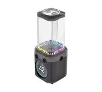 CORSAIR iCUE Link XD6 RGB Elite Unidad de Bomba/Depósito LCD - Bomba FlowDrive MAX, Pantalla LCD IPS de 480x480, Sensor de Temperatura Integrado, 22 LED RGB Direccionables - Gris Sigilo
