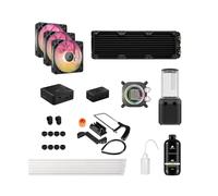 Corsair iCUE Link XH505i RX360 RGB Kit de Refrigeración Personalizada - Bloque de Refrigeración Liquida XC7 Elite, Bomba y Depósito XD6 Elite, 3 RX120 RGB, Radiador XR5 de 360 mm, System Hub - Negro